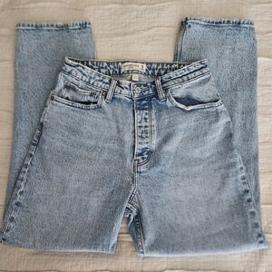Abercrombie & Fitch Curve Love High Rise Dad Jean | Size 28/6s